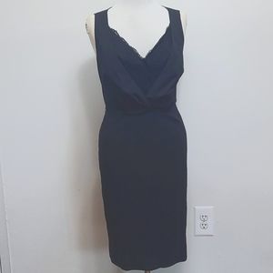 Black Pin Stripes Etcetera Dress Size 8